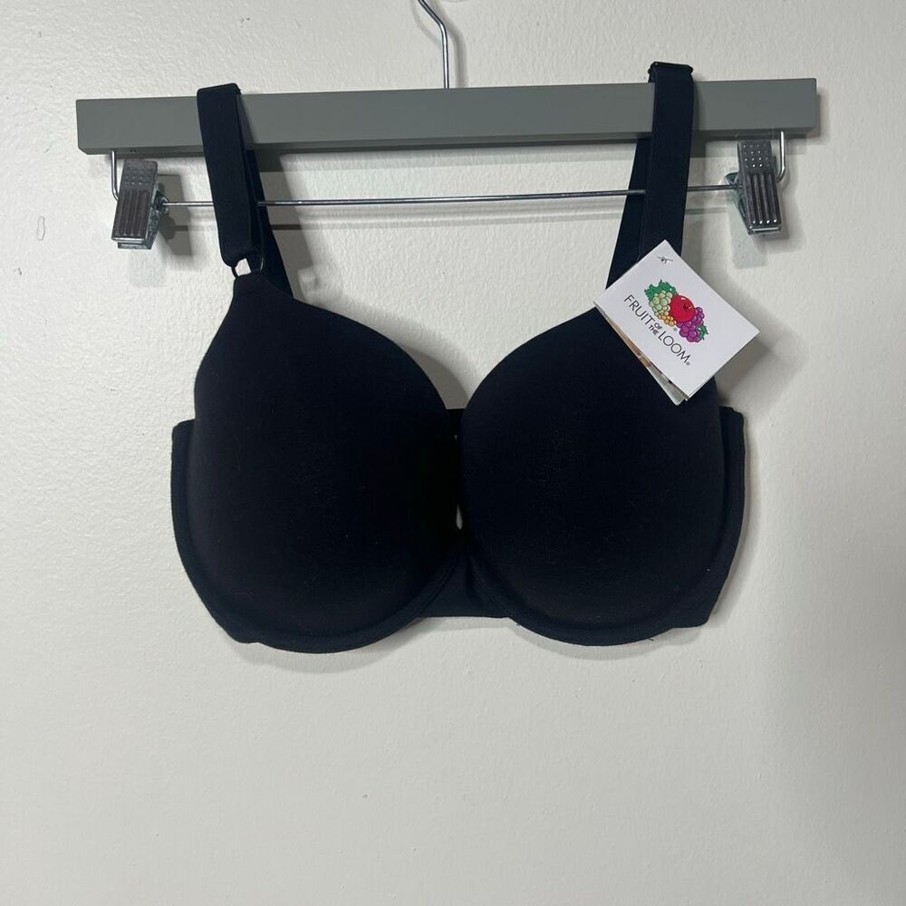 Fruit of the Loom Beyond Soft T-Shirt Bra Lightly Lined and Full Coverage Sz 34